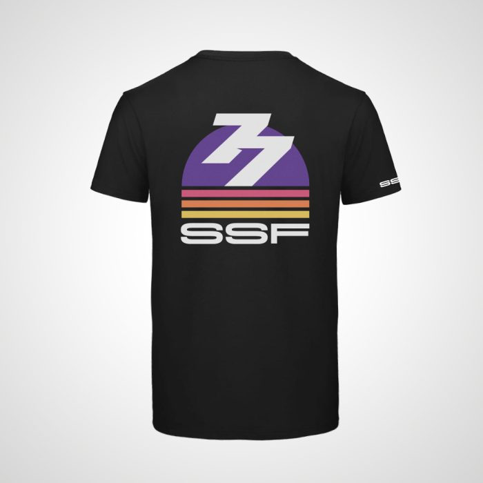 camiseta sunset 77 trasera